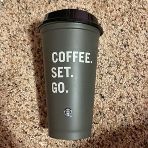 Grey Starbucks Cup